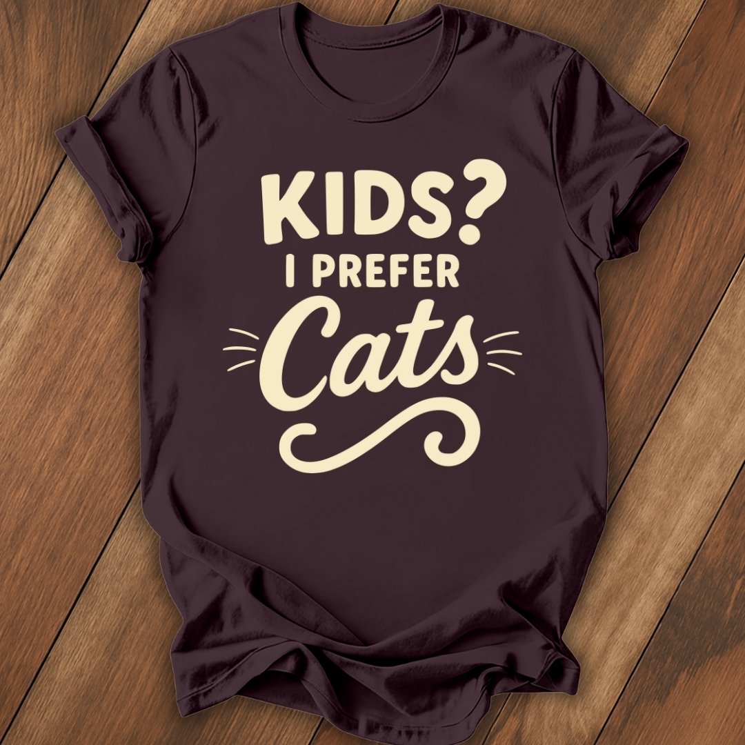 Kids? I Prefer Cats T-Shirt