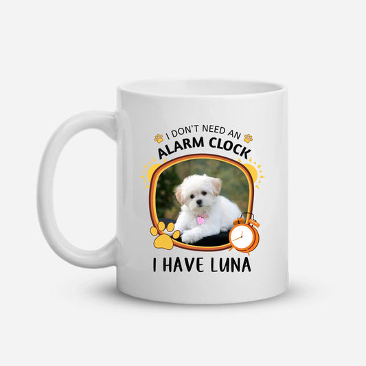 Paw-sonal Alarm Clock Personalized Mug