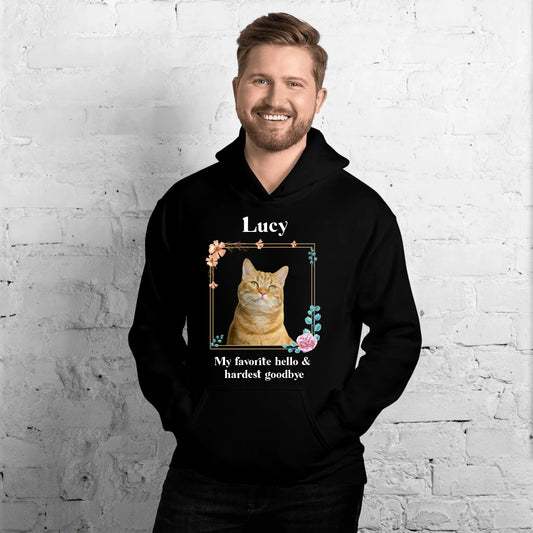 Hardest Goodbye Personalized Unisex Hoodie