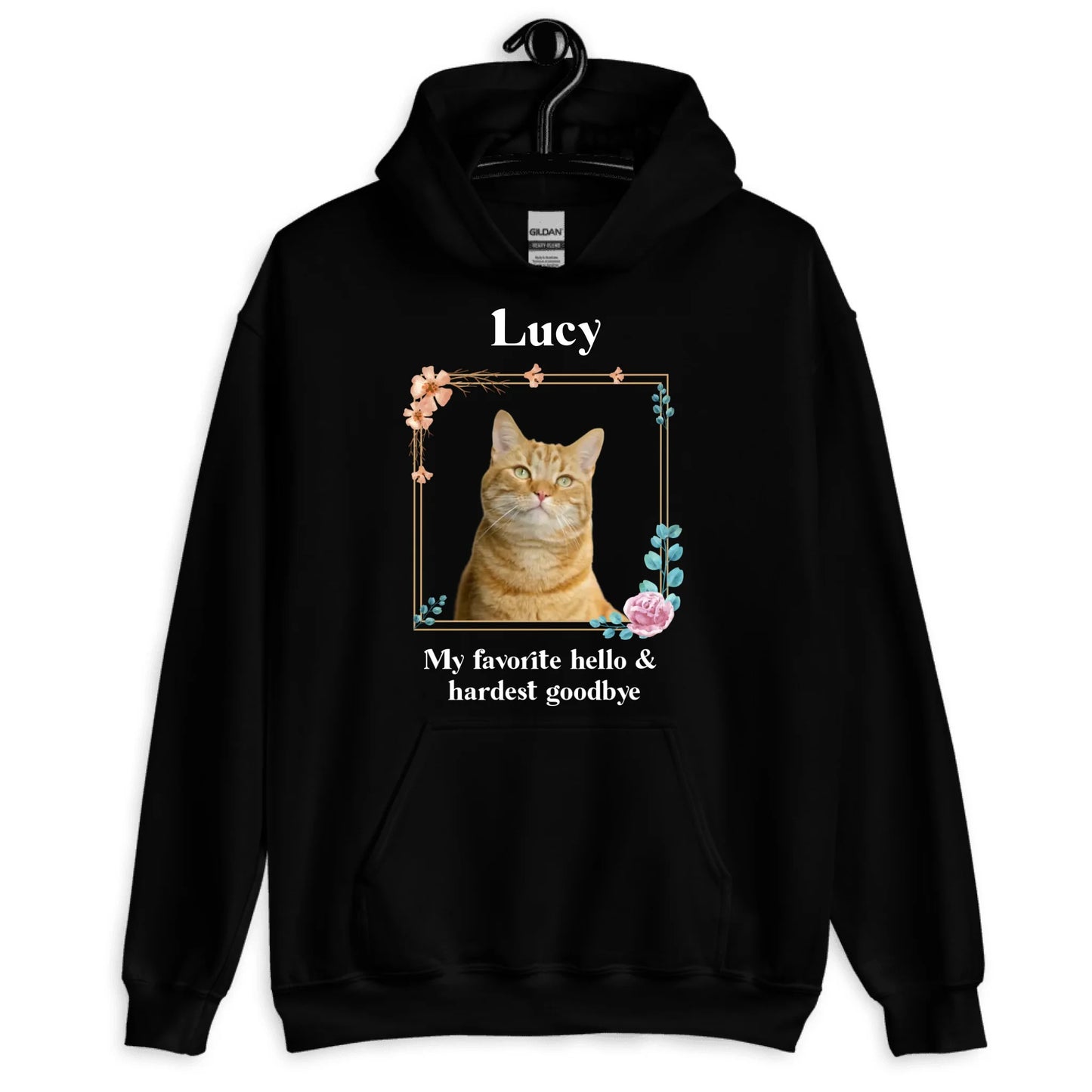 Hardest Goodbye Personalized Unisex Hoodie