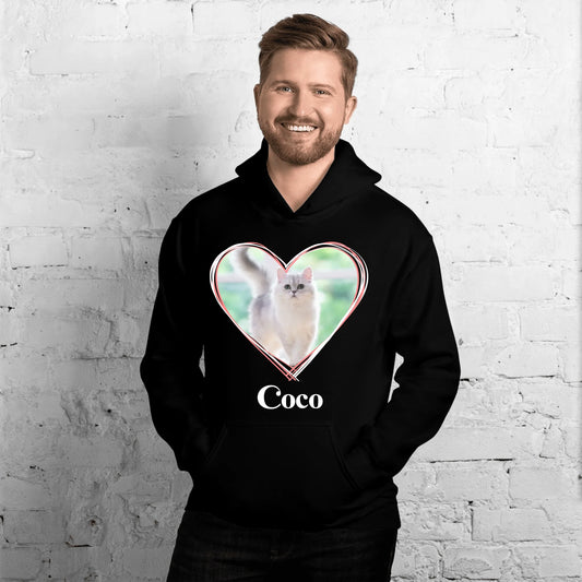 Heart Personalized Unisex Hoodie