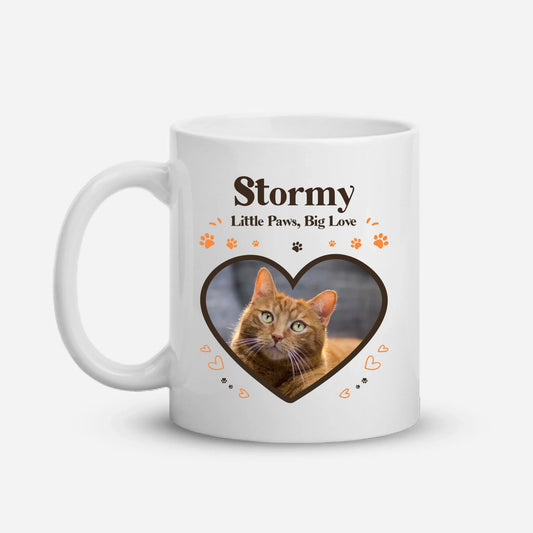 Little Paws, Big Love Personalized Mug