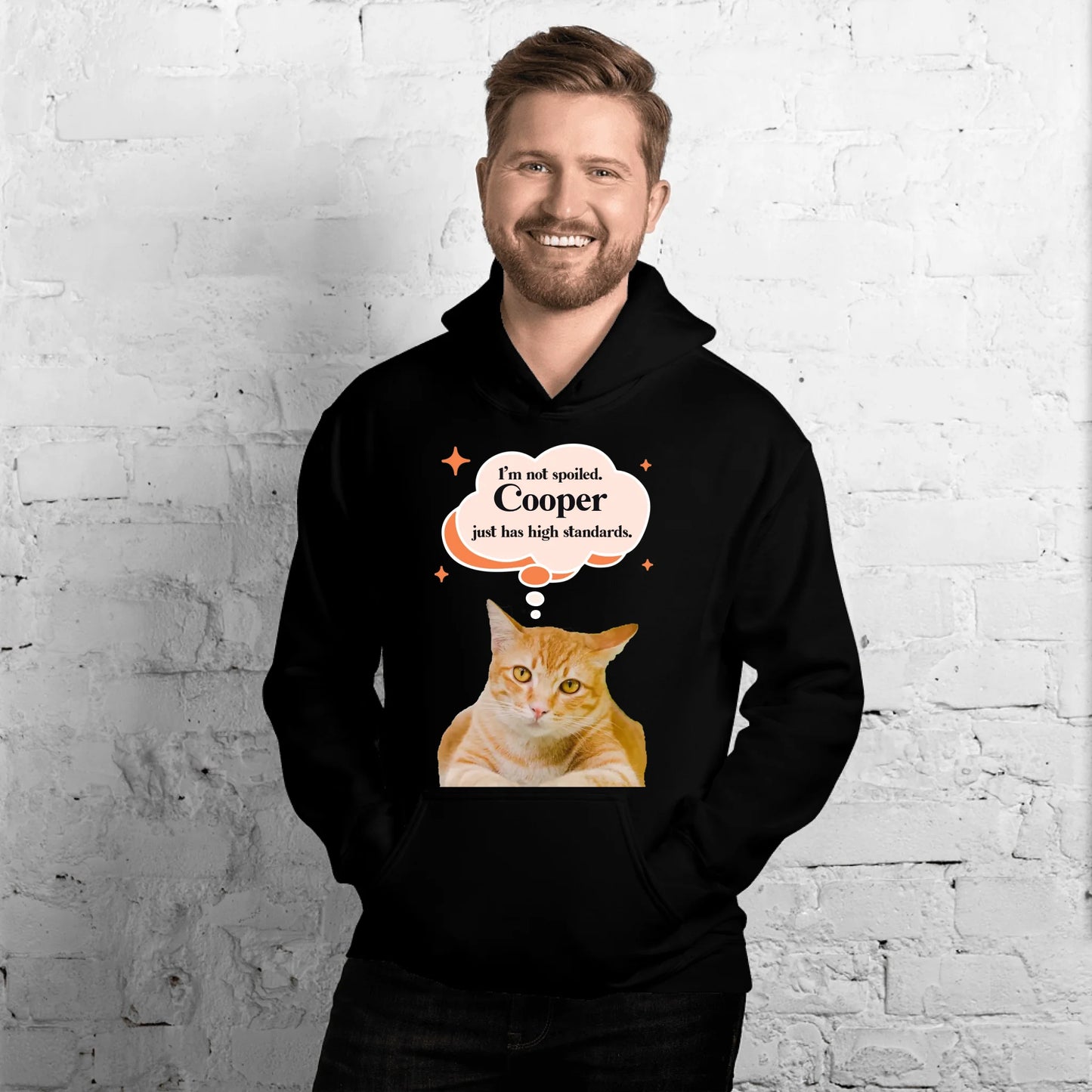 Not Spoiled, Just Pampered Personalized Unisex Hoodie